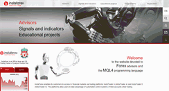 Desktop Screenshot of advisors.instaforex.com